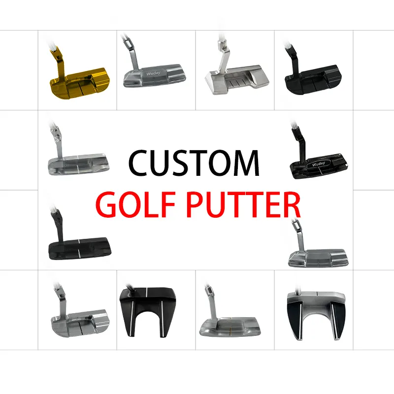 O ODM do OEM personalizou a cabeça esquerda moída CNC do putter do clube de golfe do logotipo 303 304