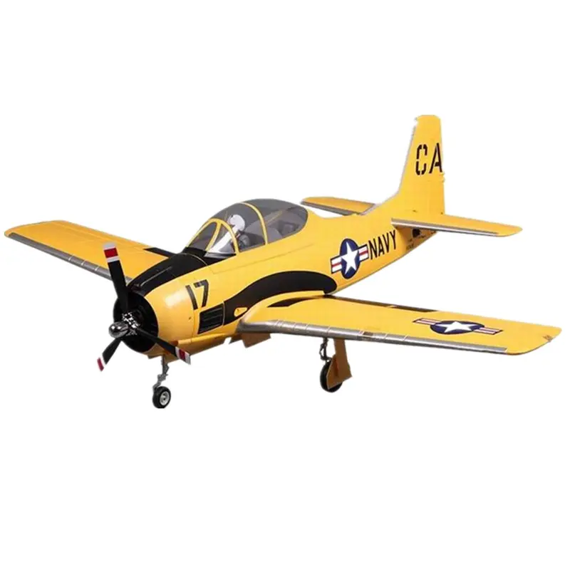 Chinese Importer RC 2.4GHz 6 Channel 1400mm T28 V4 version Yellow with Reflex V2 PNP RC Plane