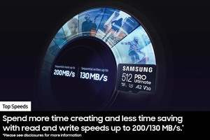 Tarjeta de memoria original <span class=keywords><strong>Samsung</strong></span> <span class=keywords><strong>Pro</strong></span> Ultimate de 128GB, <span class=keywords><strong>256GB</strong></span>, 512GB, tarjeta <span class=keywords><strong>Micro</strong></span> Tf <span class=keywords><strong>Sd</strong></span> V30, velocidad de hasta 200 MB/s, tarjeta A2 U3 Tf para cámara - Product Image 2