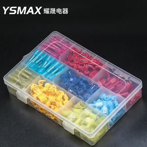 Boîte de bornes de connexion rapide multicolores 255 pièces, connecteurs électriques en plastique à sertissage à froid pour fils - Product Image 4