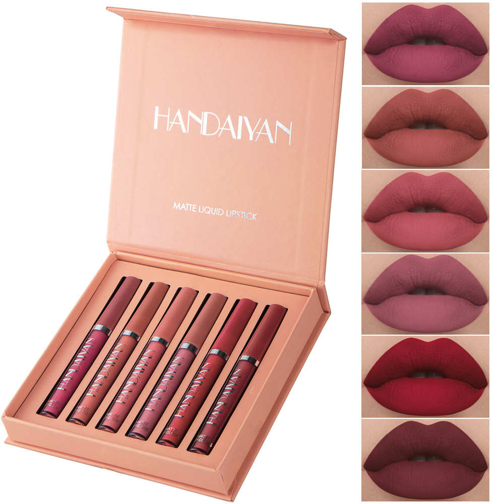 Lápiz Labial líquido hidratante resistente al agua, brillo de labios y colores, Kit de brillo de labios mate vegano transparente, venta al por mayor