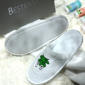 Eco Friendly personalizzato bambini Coral Fleece usa e getta Pvc Soleslippers bagno bambini pantofole bianche dell'hotel <span class=keywords><strong>con</strong></span> <span class=keywords><strong>elastico</strong></span> - Product Image 5