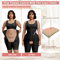 Faja de Alta Compresión Postoperatoria de Liposucción Etapa 2, Fajas Reloj De Arena Tallas Grandes, Control de Abdomen, Fajas Colombianas BBL