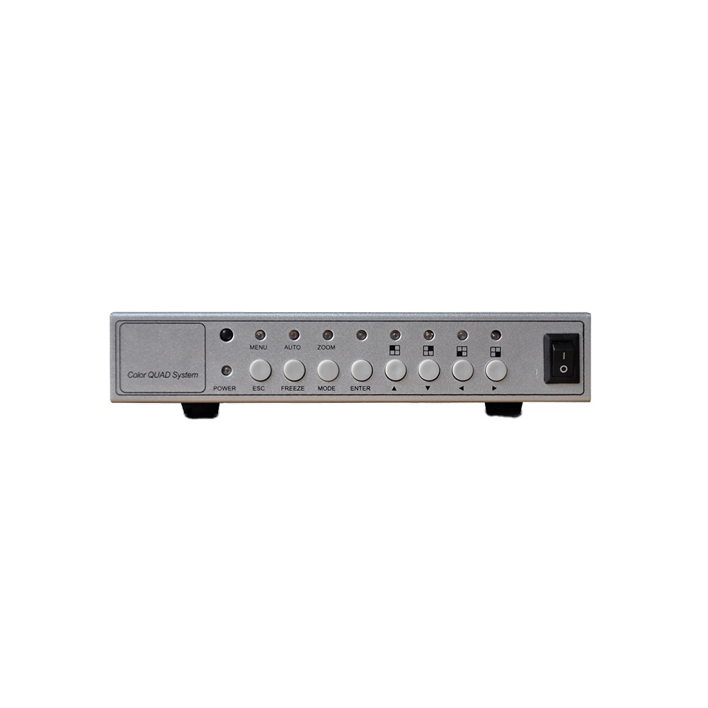 Newest ST400S <strong>4</strong> <strong>Channel</strong> <strong>Color</strong> <strong>Quad</strong> System Video Splitter <strong>Processor</strong> Monitor with Metal Construction BNC Input/Output