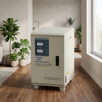Ventes directes d'usine, régulateurs de tension automatiques monophasés, stabilisateurs de 10 kVA à 50 kVA, AC 150-250 V, AVR automatique pour utilisation SVC
