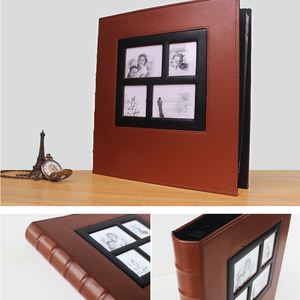 6x4 Album di Foto di Cuoio con la Cartella e Telaio di Copertura - Product Image 2