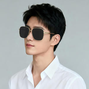 Nouvelles lunettes de soleil pour hommes, monture en métal, verres en PC, protection UV400, type 3, pare-soleil, couleur noire, lunettes de conduite - Product Image 5