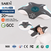 Oreiller ergonomique en mousse à mémoire de forme OEM ODM personnalisé, oreiller cervical orthopédique à contour, directement de l'usine, avec logo personnalisé pour le sommeil