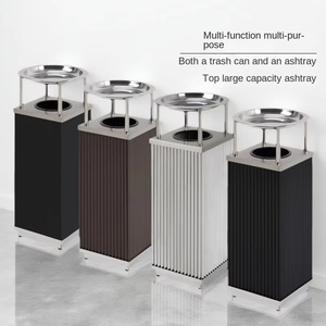 High Quality Decorative Standing <strong>Smoke</strong> <strong>Bin</strong> for Luxury Club and Restaurant Hallway Trending Large Capacity Waste <strong>Bin</strong> - Product Image 2