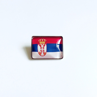 Badge en émail personnalisé avec le drapeau de la Russie, broche en métal pour souvenir de voyage, cadeau pour club scolaire et exposition culturelle