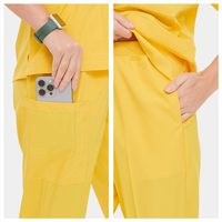 Ensembles d'Uniforme Médical à Col en V Séchage Rapide pour Femmes et Hommes, Tenues de Travail d'Hôpital et de Dentiste