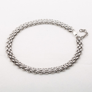 European American Hip Hop Motorcycle Minimalist <b>Titanium</b> Steel Chain Clavicle Necklace For Men Women Celebrity Style Trendy - Product Image 4