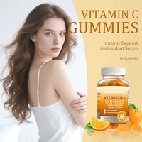 Gummies à la vitamine C en gros, 60 pièces |   Complément alimentaire antioxydant immunitaire au collagène, zinc et vitamine D3 100 mg