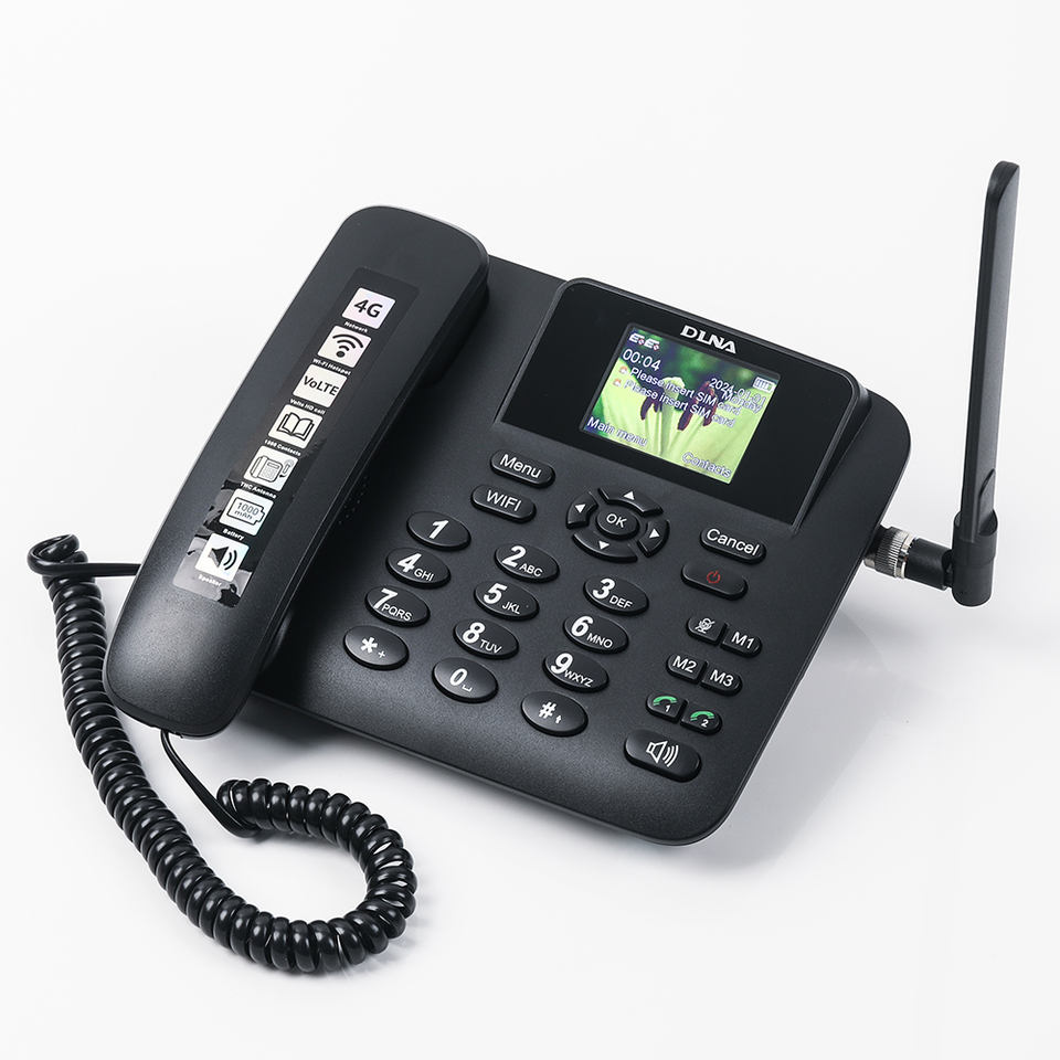 4G GSM Desktop Phone with Landline Features - ZT928D Model Supporting ...