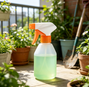 28 410 plastic <b>trigger</b> sprayer white orange manual <b>trigger</b> <b>spray</b> nozzle for household cleaning garden watering - Product Image 5