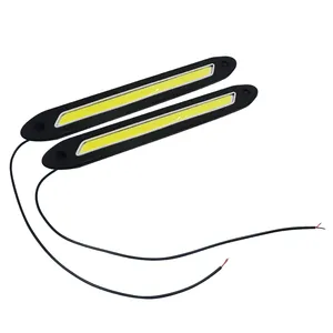 シーケンシャルCar LED Amber/White Switchback Flowing Strip Arrow Flasher Turn Signal Light 9led DRLライトデイタイムランニングライト
