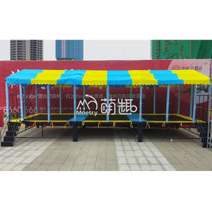 Moetry, diseño personalizado, gran trampolín para exteriores, <span class=keywords><strong>parque</strong></span> <span class=keywords><strong>de</strong></span> trampolín interior en <span class=keywords><strong>alquiler</strong></span> con red <span class=keywords><strong>de</strong></span> seguridad para área <span class=keywords><strong>de</strong></span> juegos para niños - Product Image 5