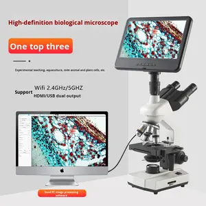 กล้องจุลทรรศน์ชีวภาพแบบสองตา แหล่งกำเนิดแสง LED มาตรฐาน IP65 รุ่น XT-260 สำหรับการสอบเข้าโรงเรียนมัธยมและการทดลอง<span class=keywords><strong>สอ</strong></span>น - Product Image 2