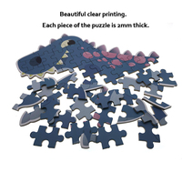 Puzzle de différentes formes, jouet éducatif, en papier, personnalisé, pour enfants, pièces