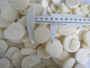 Tranches de châtaignes d'eau surgelées IQF en gros, châtaignes d'eau entières et coupées en dés croustillantes en vrac pour l'industrie alimentaire, certifiées BRC et HACCP - Product Image 3