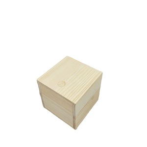 Wooden Storage Box Rectangular Pine Wood <b>Pull</b> <b>Out</b> Box General Packaging Standing Type Customizable Size - Product Image 5