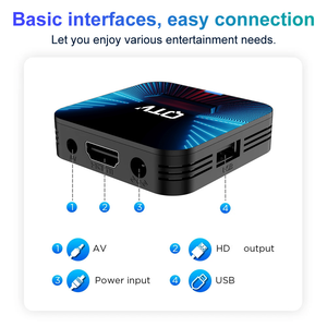 Pour VONTAR <span class=keywords><strong>QTV</strong></span> Q1 Android 10 TV Box Usine Vendre 4K Vidéo Media Player Set-top Box 1GB/2GB RAM ROM Allwinner H313 Quad Core - Product Image 6