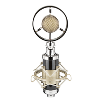 Microphone professionnel T4 rétro, à condensateur, cardioïde, XLR, avec suppression du bruit, pour diffusion en direct, YouTube, filaire