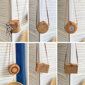 Summer Beach <b>Bag</b> <b>Straw</b> <b>Bag</b> Handmade Women Handbag Crossbody Single Hollow Out Shoulder Rattan Fashion Trend Shoulder <b>Bag</b> - Product Image 3