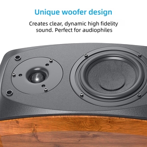 Speaker Rak Buku Pasif High-Fidelity dengan Subwoofer Kayu Berdaya Tinggi untuk Hiburan Audio HiFi di Rumah - Product Image 3
