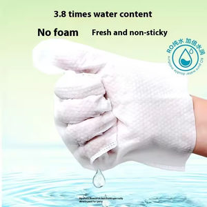 Toallitas Desechables Hipoalergénicas a Base de Plantas para Cachorros y Gatitos, Guantes de Baño para Mascotas, Toallitas para Patas y Trasero - Product Image 3