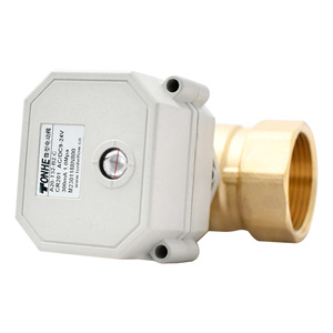 Vanne à boisseau sphérique électrique Tonhe DN32 en laiton 1 1/4 pouce AC 220V pour le contrôle de l'eau - Product Image 3