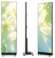 Écran LED mobile d'extérieur P3.076, mur vidéo autoportant, grand écran publicitaire sur pied, vente en gros