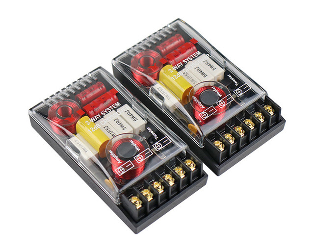 200W 2 Way Car Audio Crossover Board Treble Bass Frequency Divider High-end 5-6.5inch Speaker 4ohm 3000Hz