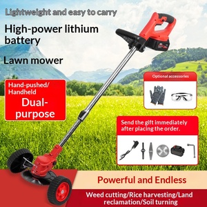 Désherbeur électrique multifonctionnel <span class=keywords><strong>sans</strong></span> <span class=keywords><strong>fil</strong></span> à batterie lithium pour <span class=keywords><strong>jardin</strong></span> domestique, tondeuse à gazon portable compacte, <span class=keywords><strong>outil</strong></span> de coupe - Product Image 4