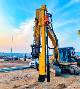 Heavy Duty diesel-powered thủy lực <span class=keywords><strong>Rock</strong></span> khoan tập tin đính kèm 45Hz khoan tần số Max.50m Khoan sâu máy xúc 8-30 KHAI THÁC MỎ - Product Image 6