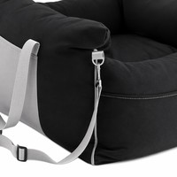 Coussin chauffant en coton pour animaux de compagnie, tapis de couchage rembourré et chaud pour chiens et chats, portable, confortable, pour voyage, siège de voiture, coussin doux pour petits animaux