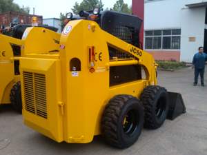 मिनी रबर व्हील स्किड स्टीड लोडर जेसी 75 के पीछे गर्म बिक्री - Product Image 5