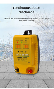 Controlador de Cercas Eléctricas de Baja Impedancia (1.5-3 Joules) para Ovejas, Ganado, Caballos y Aves de Corral, Alcance de 12KM, Modelo P8, para Cría de Animales y Producción de Carne - Product Image 2