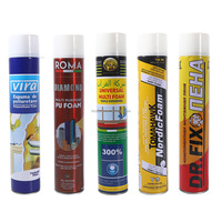 Isolation acoustique pour toiture, mousse polyuréthane PU à séchage rapide et faible expansion, en spray, 750 ml