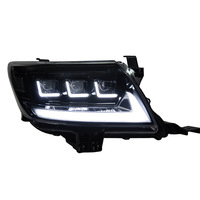 Pour Toyota Hilux Vigo 2012 2013 2014, ensemble de phares LED, paire, blanc, lentille de projecteur DRL, remplacement de lampe pour pick-up, 12V
