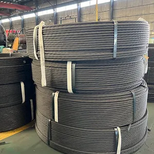 Hot-selling galvanized steel strand with high strength, can be used for supporting cable, cable, strengthening core and so on