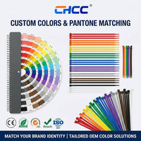 Bridas de plástico CHCC de 2.5mm*100mm, Bridas de nailon, Bridas de sujeción, Fabricante, Venta al por mayor desde China, Colores Blanco y Negro