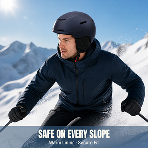 <span class=keywords><strong>Casque</strong></span> de ski et snowboard Yoloon ajustable pour adultes, léger, protection de la tête, équipement sportif en polyester et nylon - Product Image 3