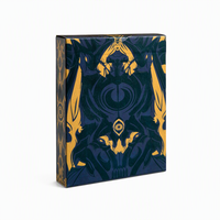 Cartes à Jouer Gothiques Fantastiques OEM ODM DEMON, 54 Cartes/Deck, Finition Parchemin Vieilli, Boîte Personnalisée avec Logo, Coins Arrondis, Papier Familial