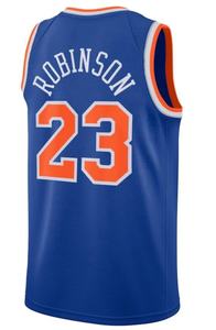<span class=keywords><strong>Prix</strong></span> Spécial Nouveaux Maillots de Basket-Ball de Haute Qualité de <span class=keywords><strong>New</strong></span> <span class=keywords><strong>York</strong></span>, Logo Cousu, Maillots Brodés, Maillots Personnalisés avec Logo - Product Image 4