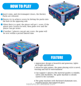 arcade machine de jeu pour enfants <span class=keywords><strong>4</strong></span> personnes table de hockey sur air <span class=keywords><strong>sport</strong></span> électronique d'air hokcey table vente - Product Image 4