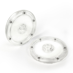 XY-L1S5 High Quality 5inch Plastic <strong>Rotating</strong> Turntable Acrylic Lazy Susan <strong>Rotating</strong> Disk For Kitchen Countertop Decoration Base - Product Image 6