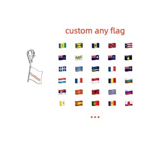 Colgante de Bandera de País de 17*14mm para Aficionados al Fútbol, de Acero Inoxidable, para Pulseras y Bolsos, Joyería DIY, Recuerdo de Viaje - Product Image 5