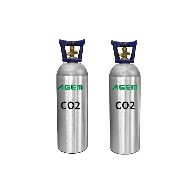 DOT/ISO 40l Steel Oxygen Argon Gas Cylinder Customized High Pressure Co2 Tank 15 T OME 10L