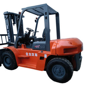 Chariot élévateur diesel Heli 50 de 5 tonnes, neuf, de marque de premier plan, prix d'usine, en excellent état, efficace, année 2023 - Product Image 1